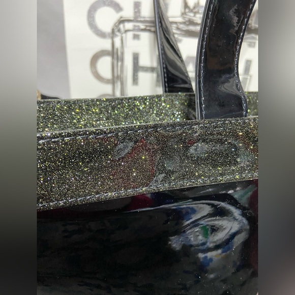 Jimmy Choo Parfumes Tote Bag Black Patent Leather - Picture 7 of 11